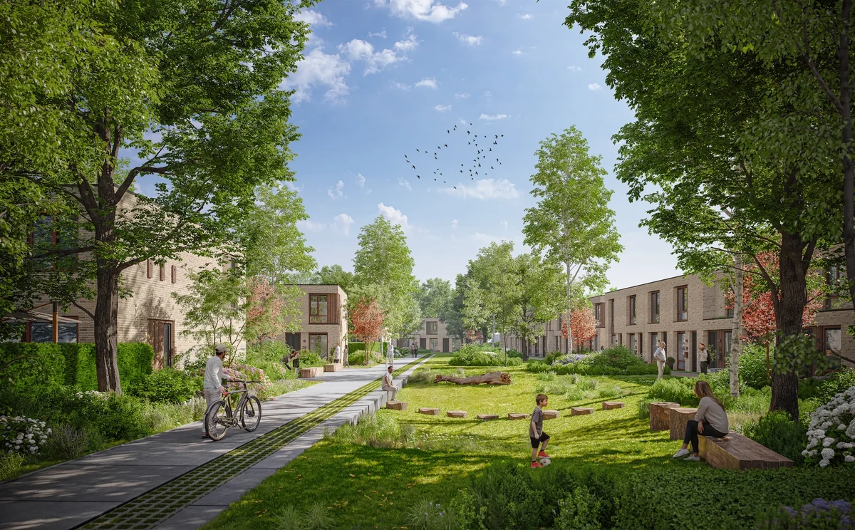 Invulling openbaar gebied The One